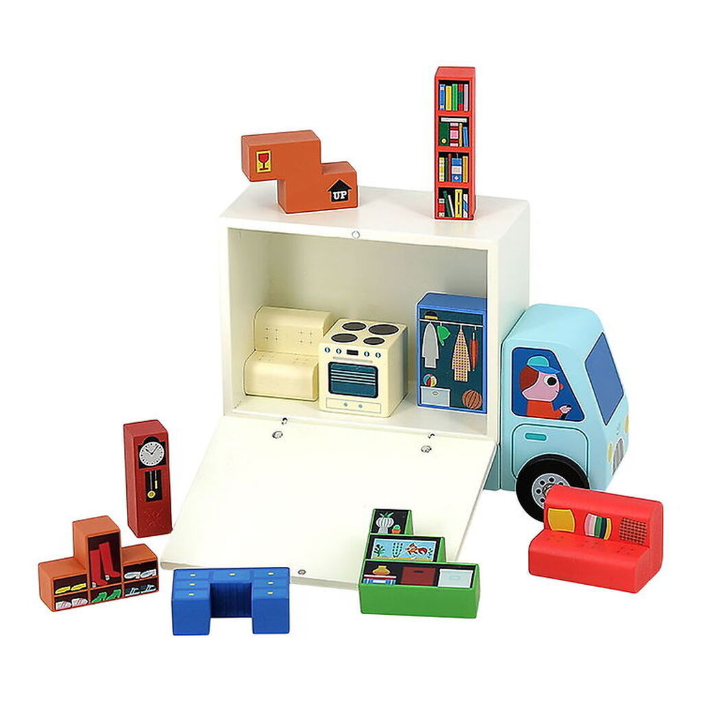 Vilac Logikspil - Træ - 20 Brikker - Flyttevogn