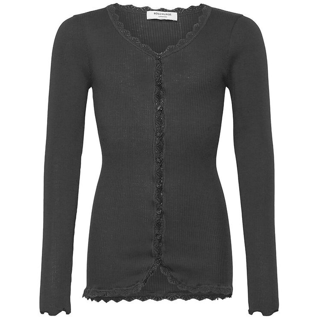 Rosemunde Cardigan - RkBalta - Modal Lace - Magnet