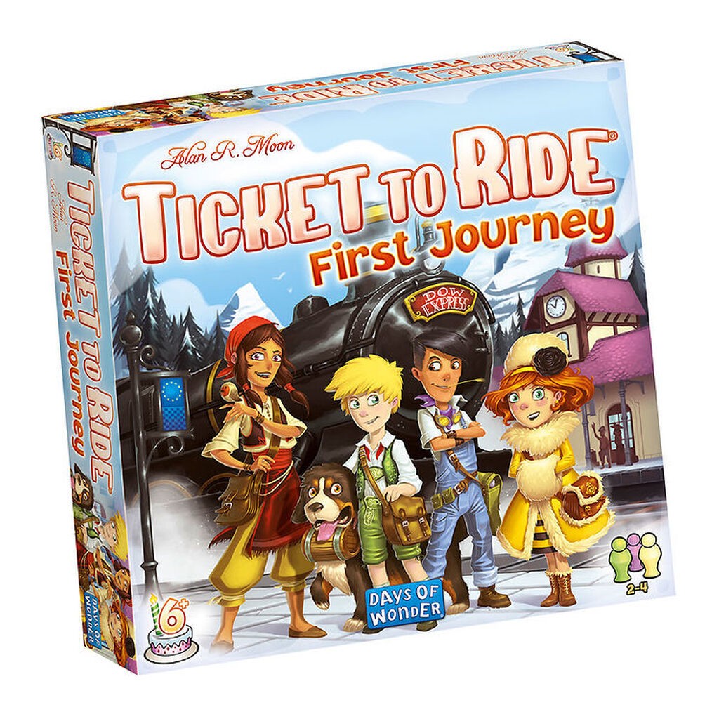 Asmodee - Ticket To Ride Brætspil - First Journey - Nordic