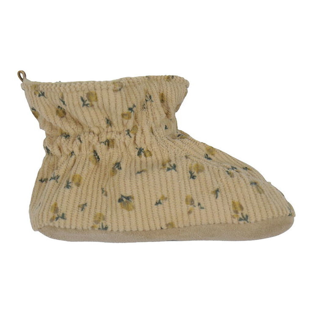 Melton Fløjlssko - Floral - Apple Cinnamon