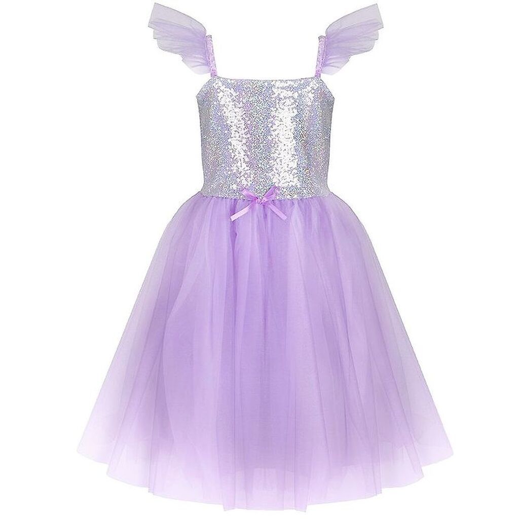 Great Pretenders Udklædning - Kjole m. Pailletter - Lilla