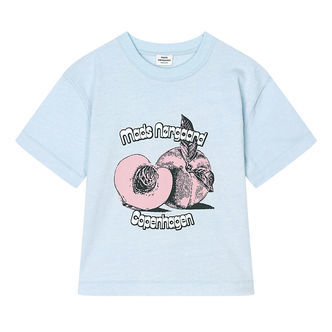 Mads Nørgaard T-shirt - Dry Single Tristi - Ballad Blue m. Print