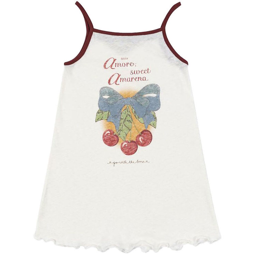 Konges Sløjd Kjole - Era Strap - Off White/Amerena