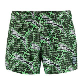 Puma Badeshorts - Grøn m. Print