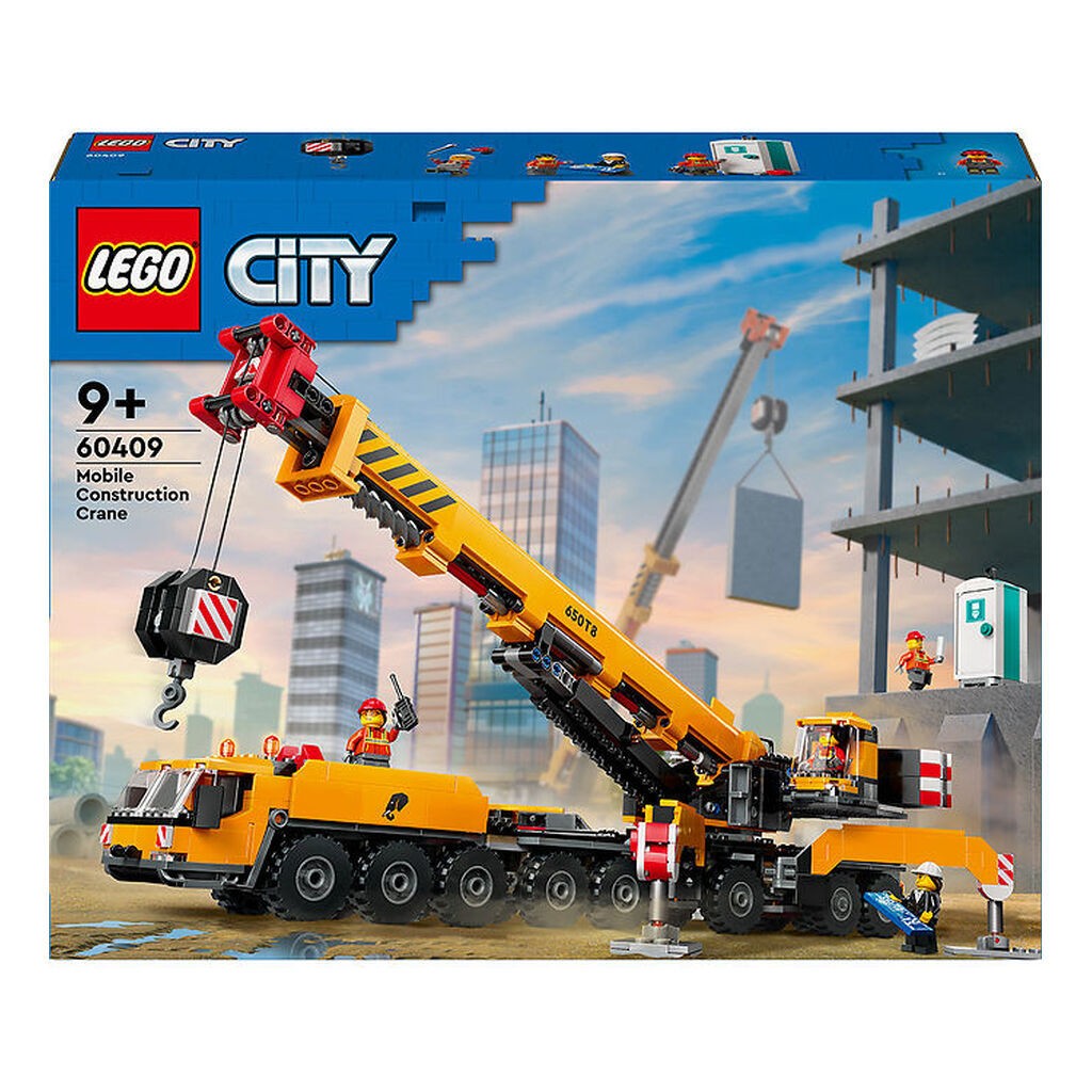 LEGOÂ® City - Gul Mobil Byggekran 60409 - 1116 Dele
