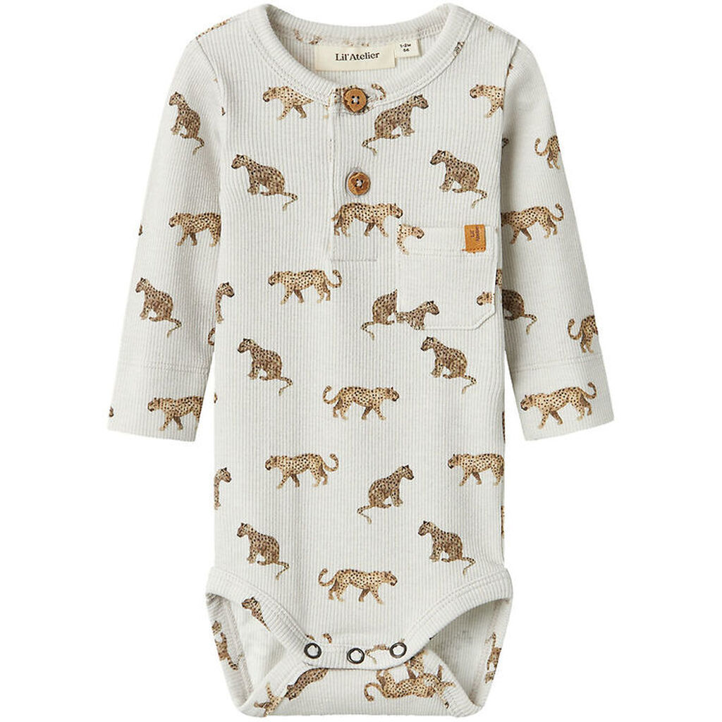 Lil' Atelier Body l/æ - Rib - NbmGavo - Vapor Blue