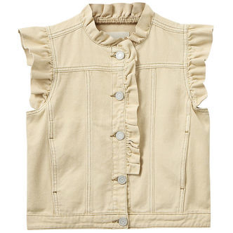 Sofie Schnoor Vest - Denim - Arahsy - Off White Sand