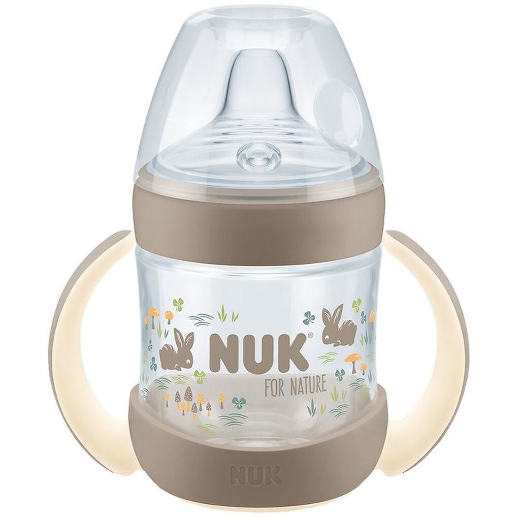 Nuk Drikkekop m. Håndtag og Tud - 150 ml - For Nature - Cream