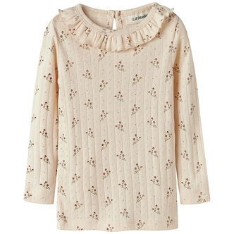 Lil' Atelier Bluse - Hulmønster - Modal - NmfRachello - Novelle