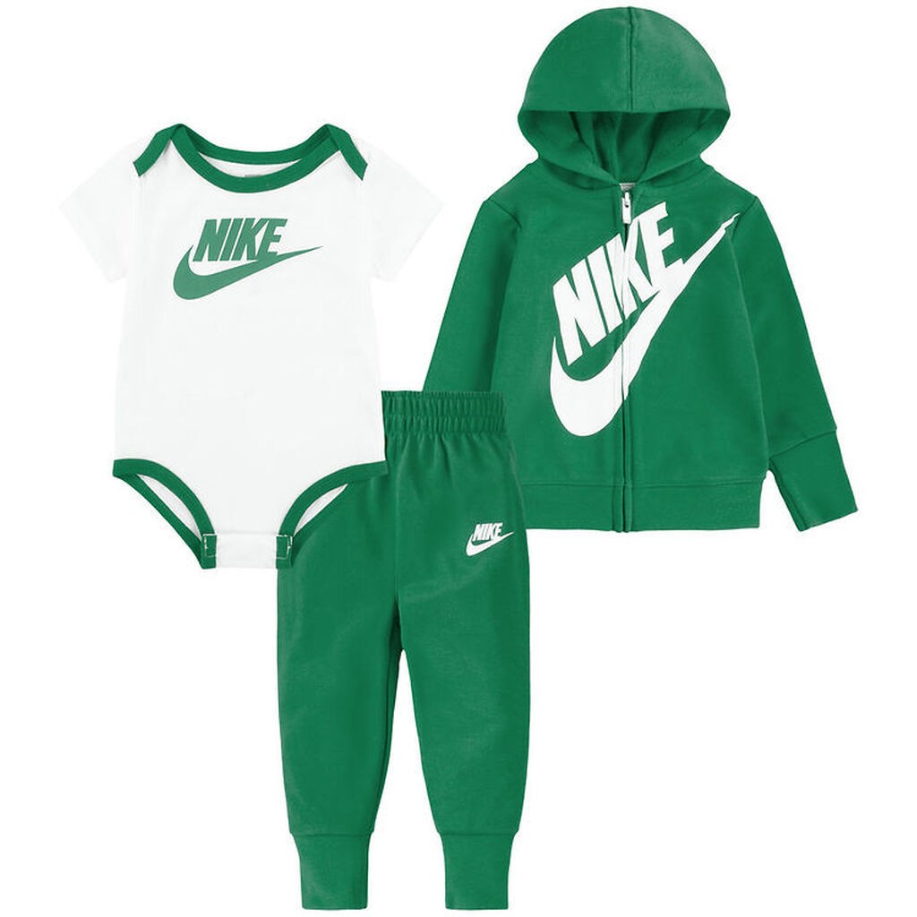 Nike Sæt - Cardigan/Sweatpants/Body k/æ - Stadium Green