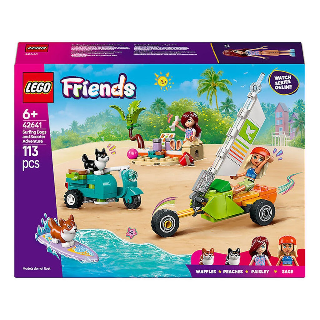 LEGOÂ® Friends - Eventyr m. Surfende Hunde og... 42641 - 113 Dele