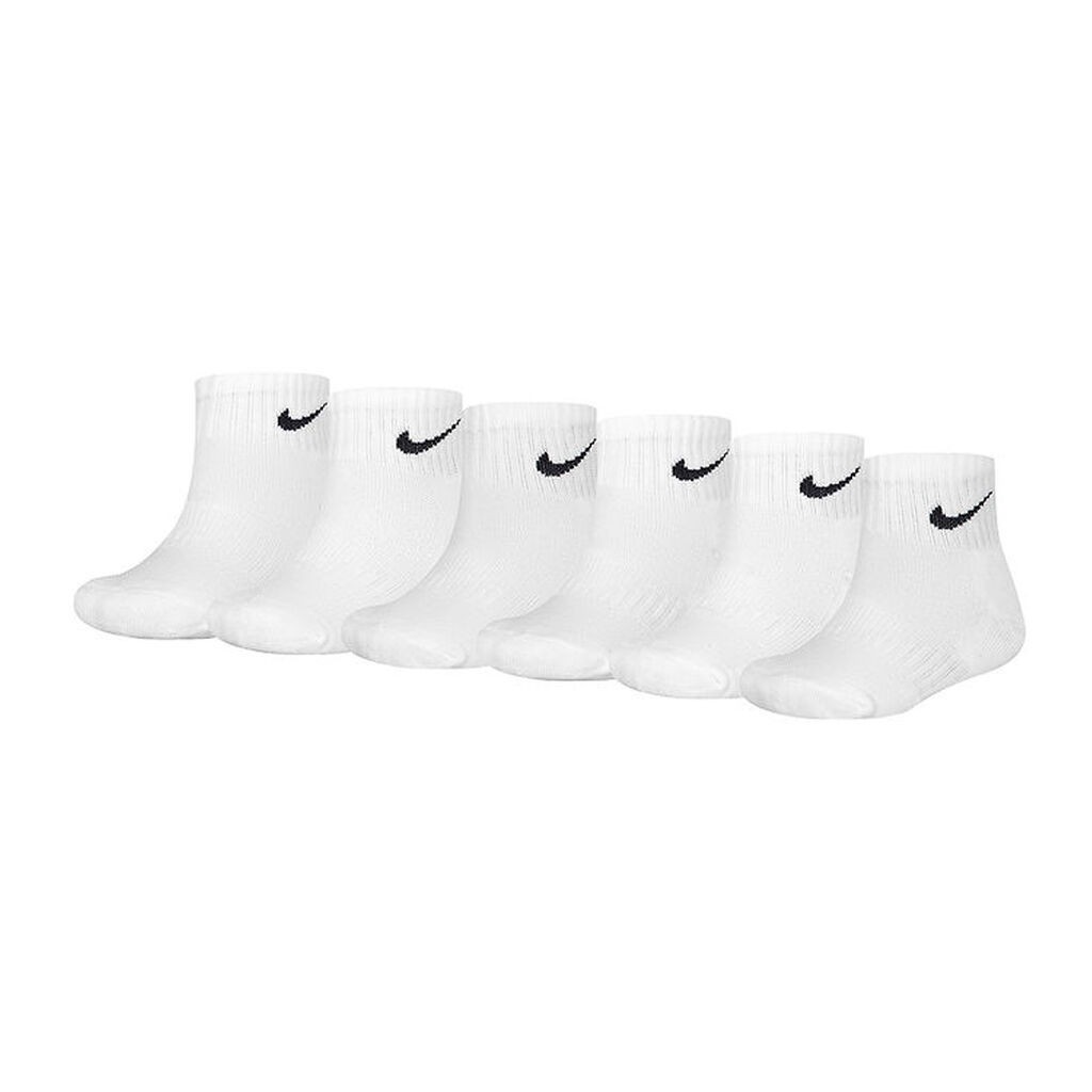Nike Ankelstrømper - Cushioned - Dri-Fit - 6-Pak - Hvid