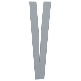Design Letters Træbogstaver - V - Grå