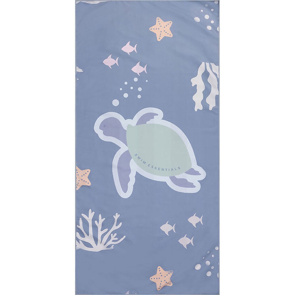 Swim Essentials Håndklæde - Microfiber - 135x65 cm - Turtle