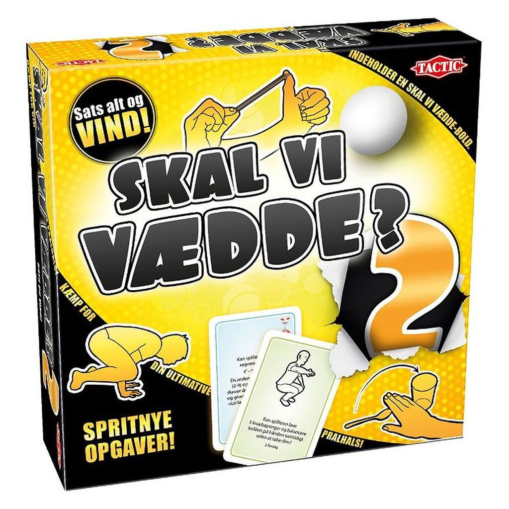 TACTIC Brætspil - Skal Vi Vædde? 2