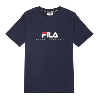 Fila T-shirt - Carisio - Black Iris m. Logo