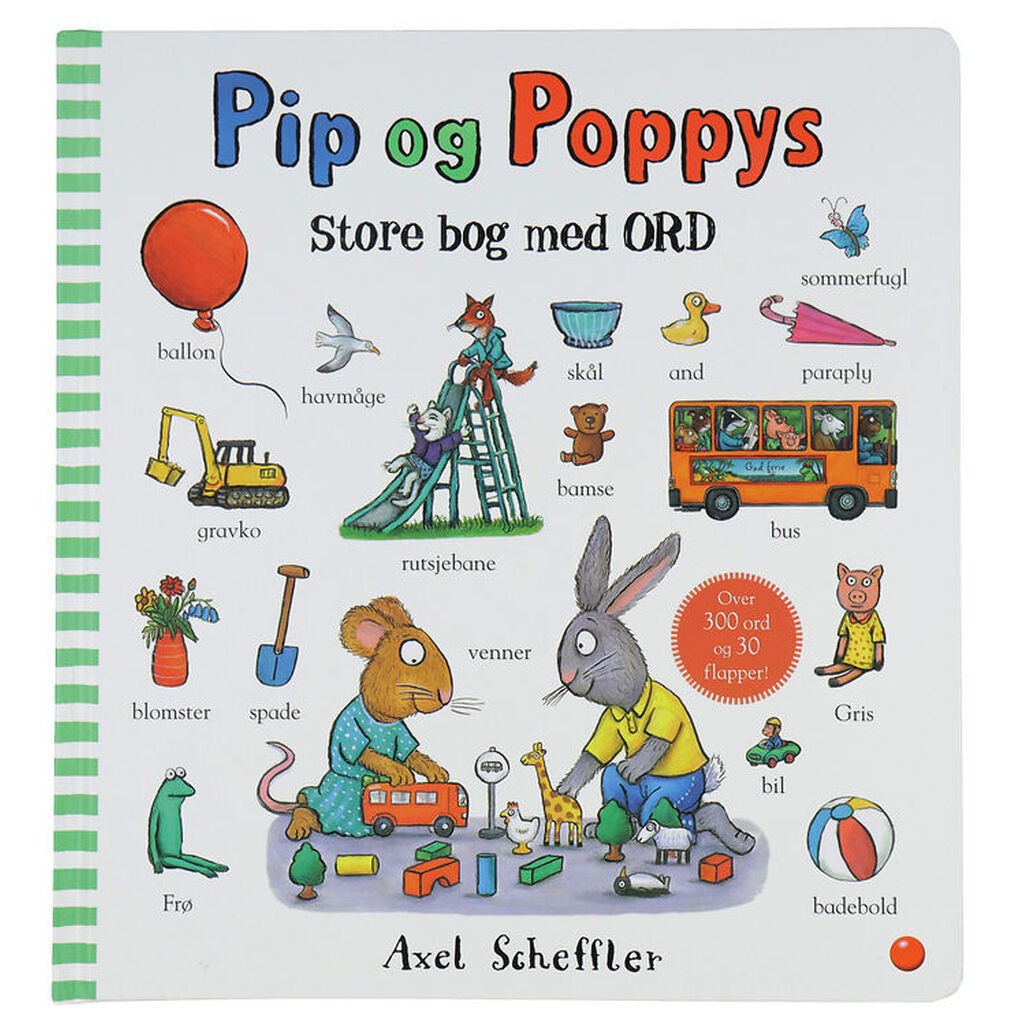 Forlaget Bolden Bog - Pip Og Poppys Store Bog m. Ord