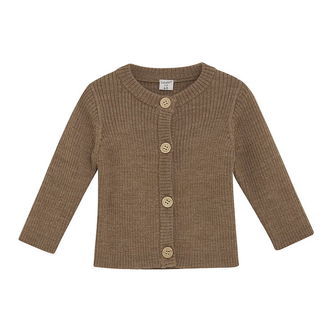 CeLaVi Cardigan - Uld - Cocoa Creme