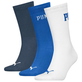 Puma Strømper - 3-pak - Regular Crew - Blue Combo