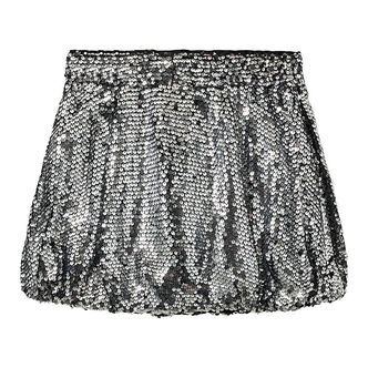 Sofie schnoor Nederdel - Carisy - Sølv m. Pailletter