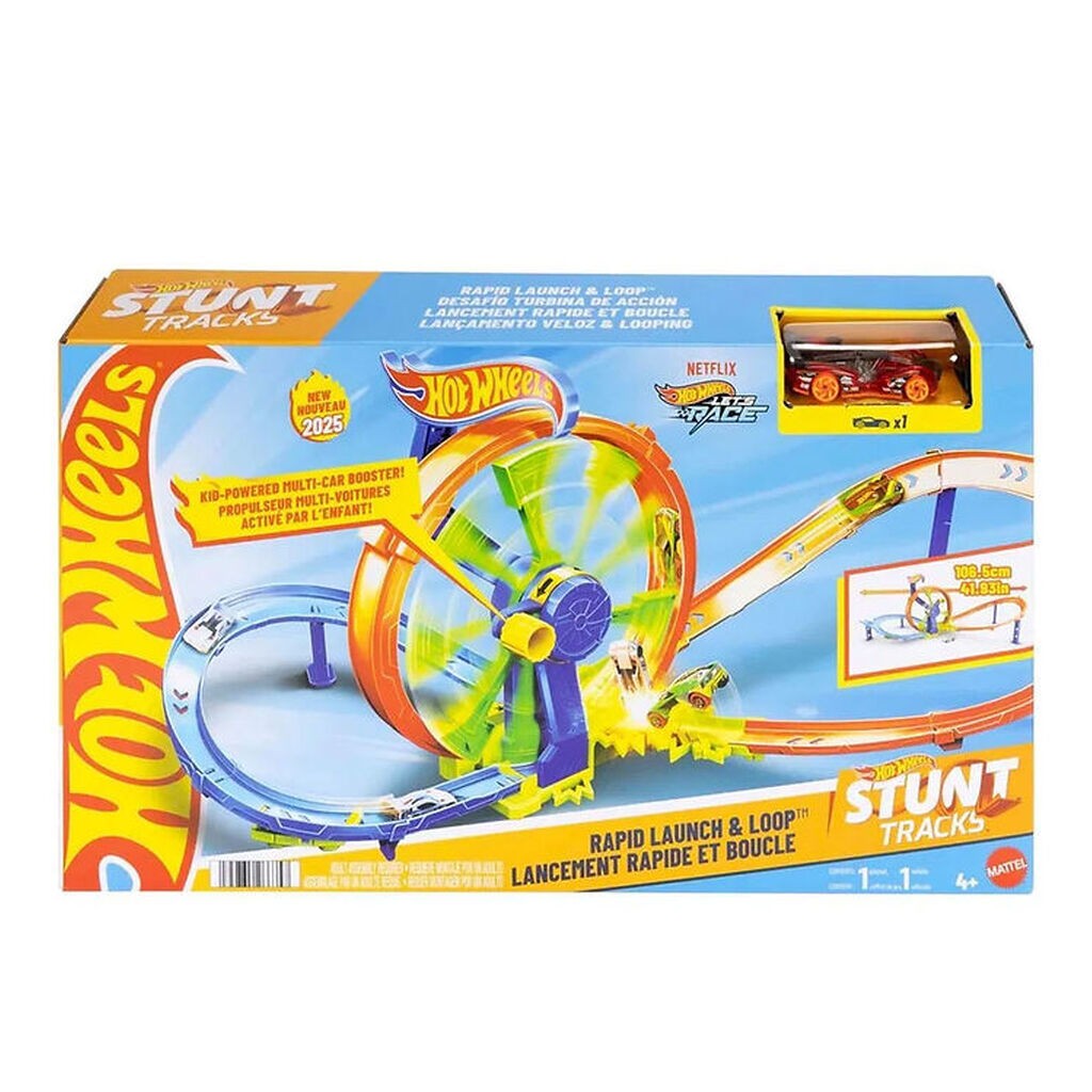 Hot Wheels Racerbane - Action Rapid Launch & Loop