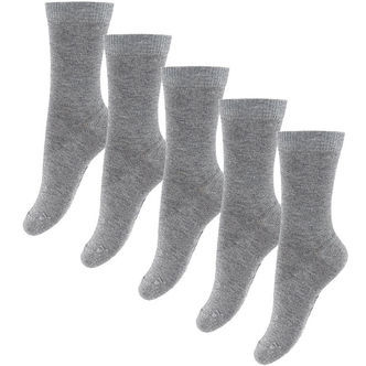 Fuzzies Strømper - 5-pak - Gråmeleret