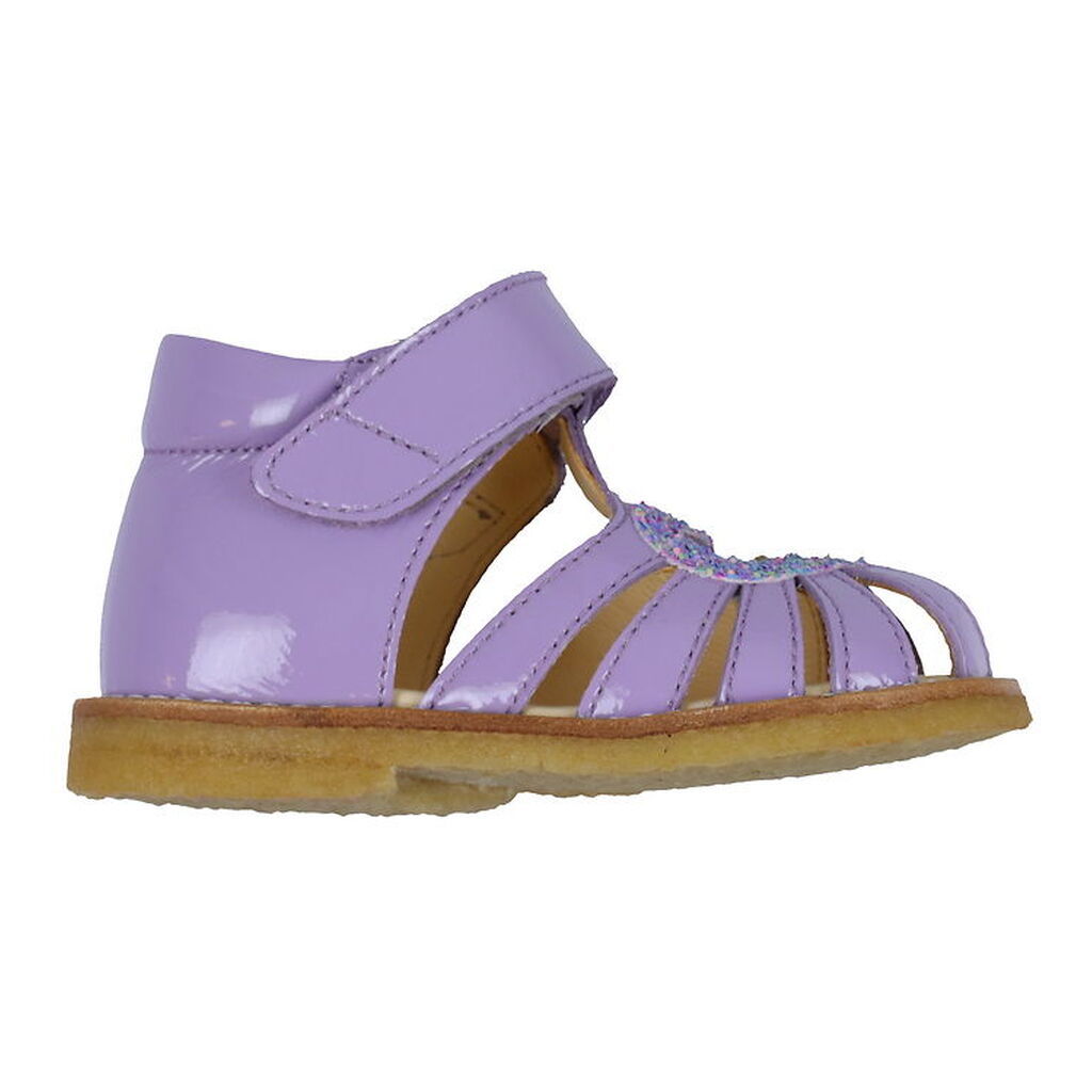 Angulus Sandaler - Hjertesandal - Lilac/Confetti Glitter