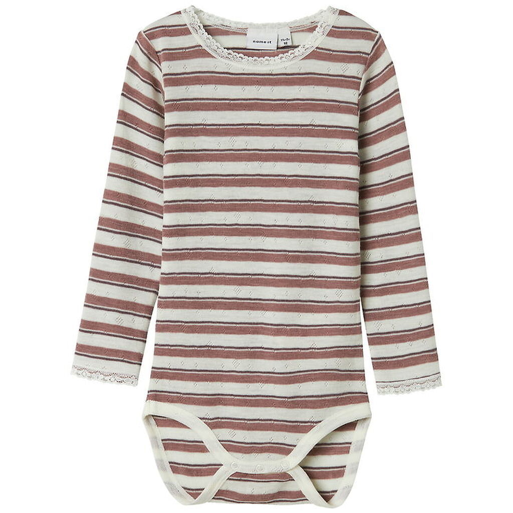 Name It Body l/æ - Uld - NmfWang - Antler/Snow white