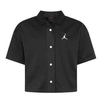 Jordan Skjorte k/æ - Dri-Fit - Sort m. Logo