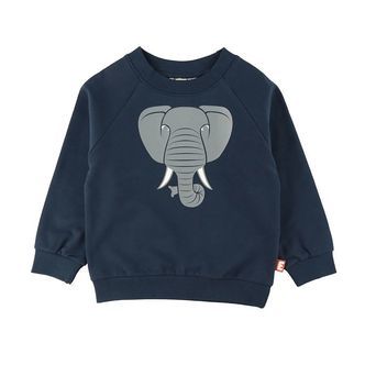 DYR Sweatshirt - DYRBellow - Navy m. Elefant