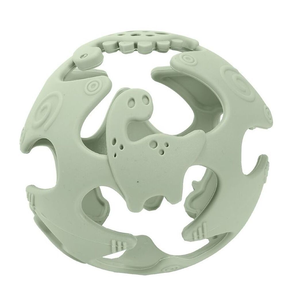 Tiny Tot Bidebold - Silikone - Støvet Grøn