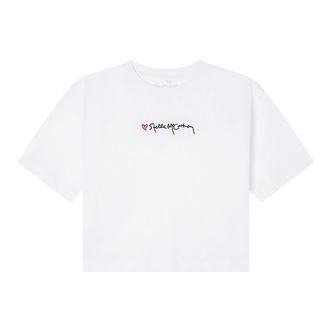 Stella McCartney Kids T-shirt - Hvid m. Broderi