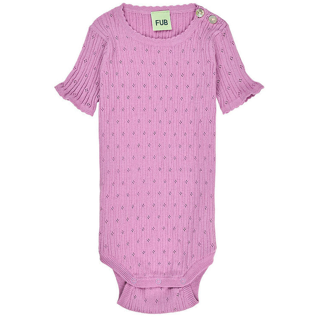 FUB Body k/æ - Rib - Pointelle - Orchid