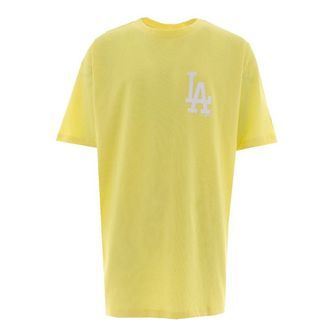 New Era T-Shirt - Pastel Yellow - Los Angeles Dodgers