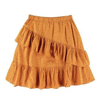 Soft Gallery Nederdel - Fine - Orange m. Prikker