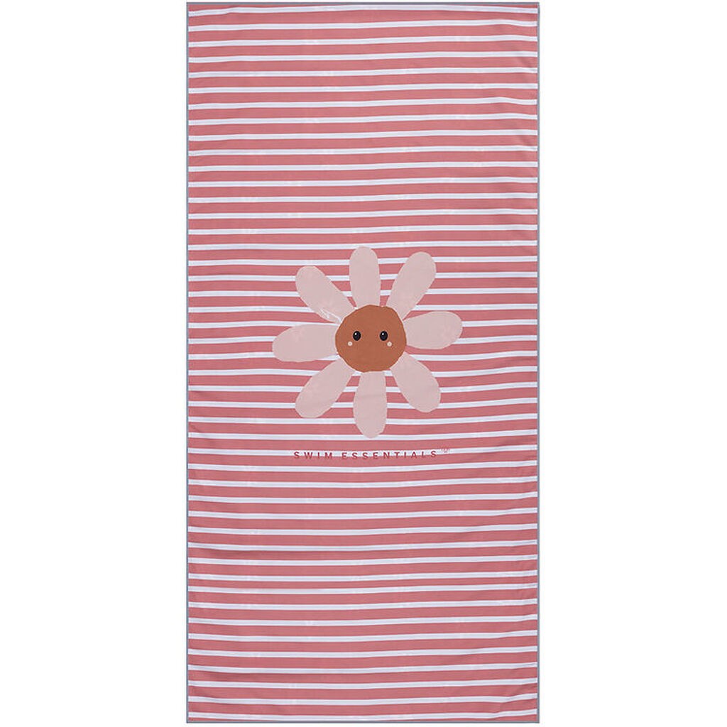 Swim Essentials Håndklæde - Microfiber - 135x65 cm - Daisy Flowe