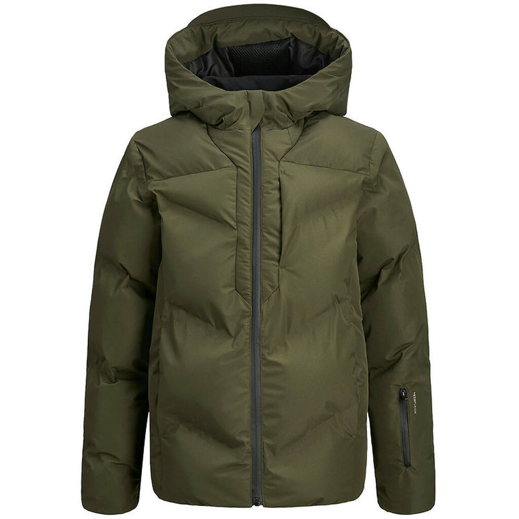 Jack & Jones Dynejakke - JCOSlay - Forest Night