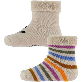 Molo Strømper - 2-pak - Nodda - Mini Rainbow