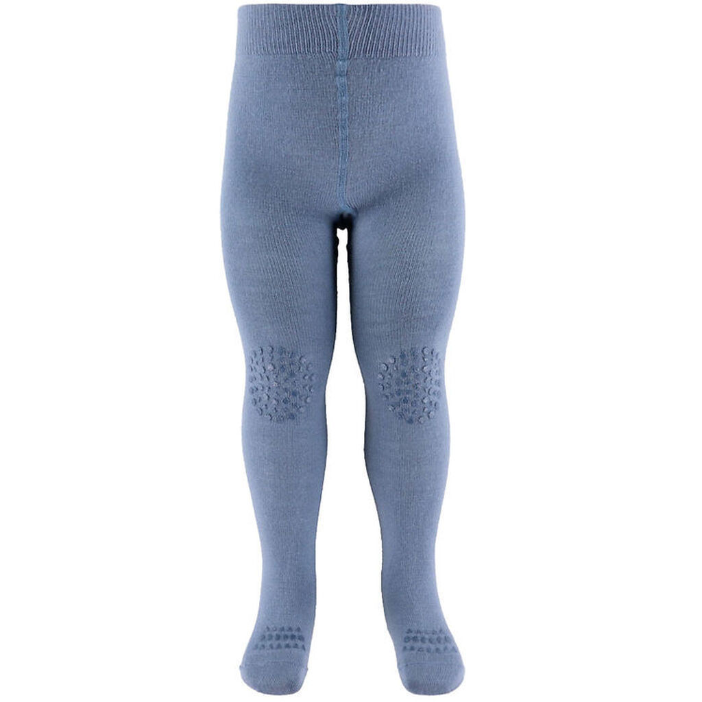 GoBabyGo Kravlestrømpebukser - Noos - Uld - Stone Blue