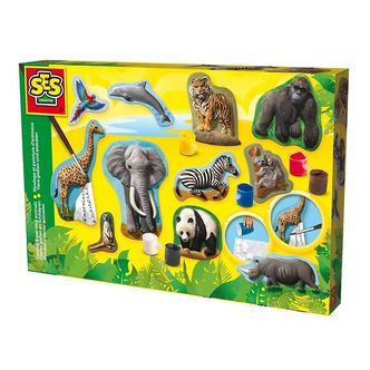 SES Creative Støb Og Mal - Dyr