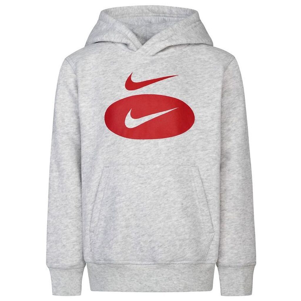 Nike Hættetrøje - Swoosh - Grey Heather