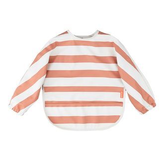 Done by Deer Forklæde - PU - Papaya m. Striber