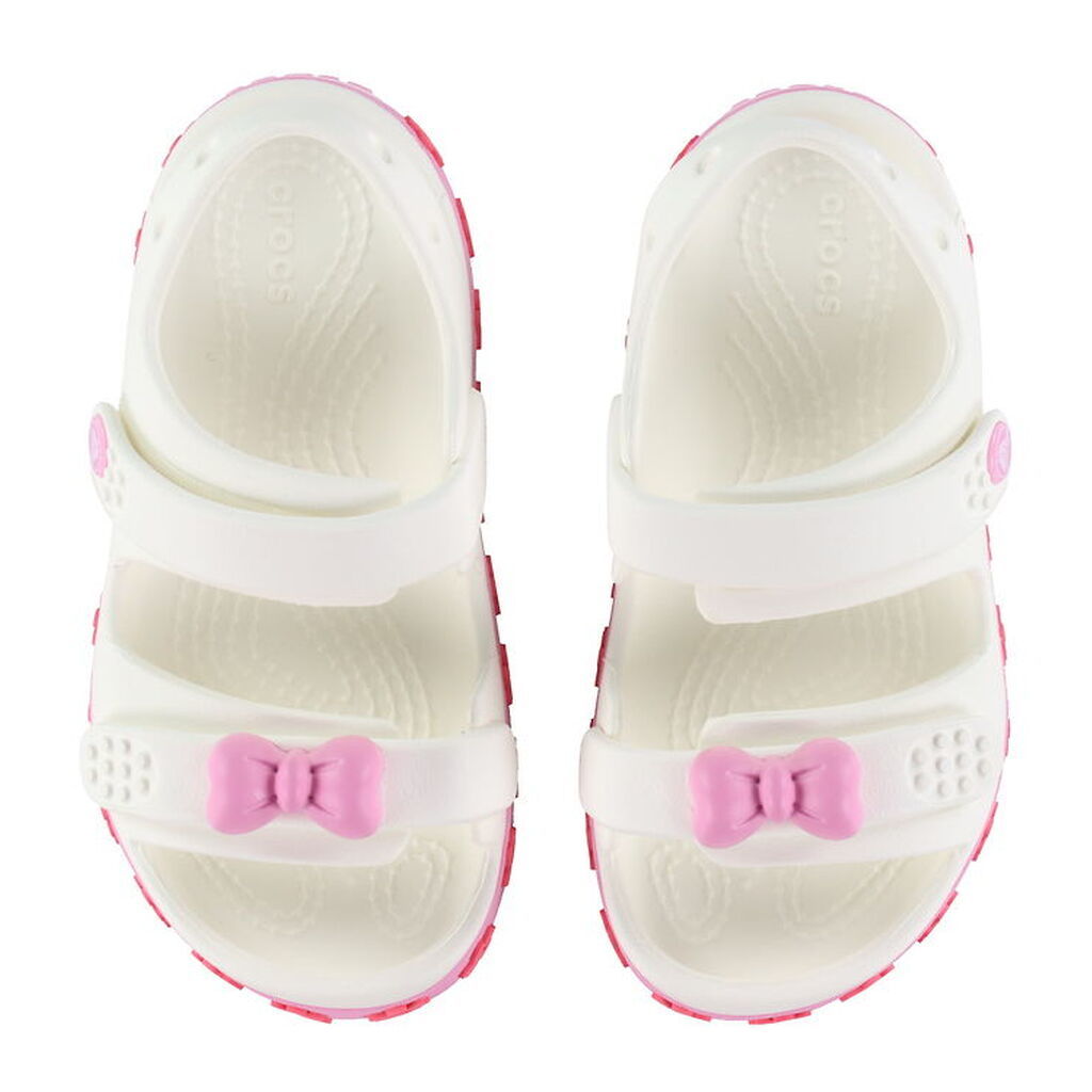 Crocs Sandal - Crocband Cruiser Pet Sandal T - Hvid/Pink Tweed