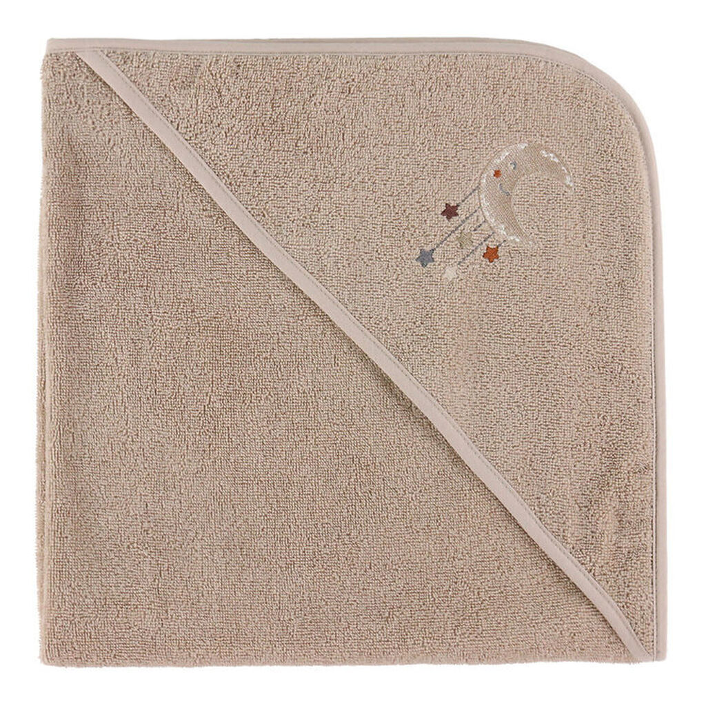 Nørgaard Madsens Badeslag - 100x100 cm - Sand m. Måne og Stjerne