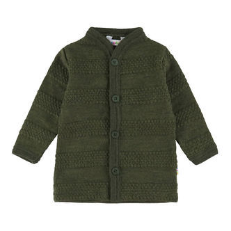 Joha Cardigan - Strik - Uld - Mos Grøn
