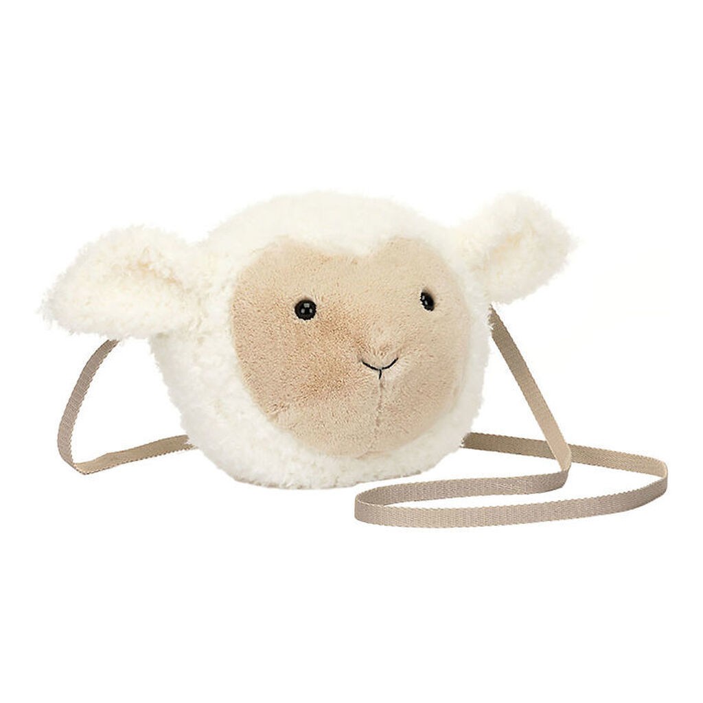 Jellycat Skuldertaske - 19x19 cm - Little Lamb