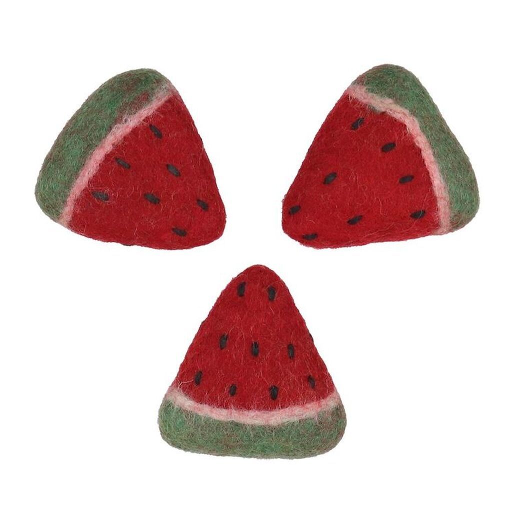 Papoose Legemad - 3 stk. - Uld - Vandmelon