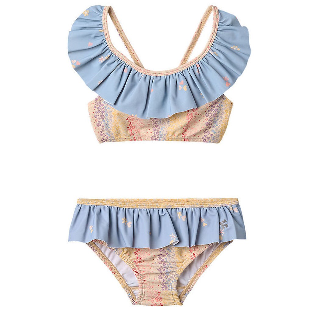 Wheat Bikini - Bothilda - UV40+ - Morning Sky Hearts