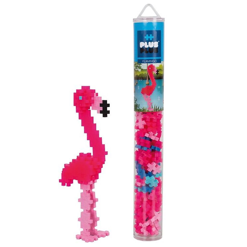 Plus-Plus - 100 stk. - Flamingo