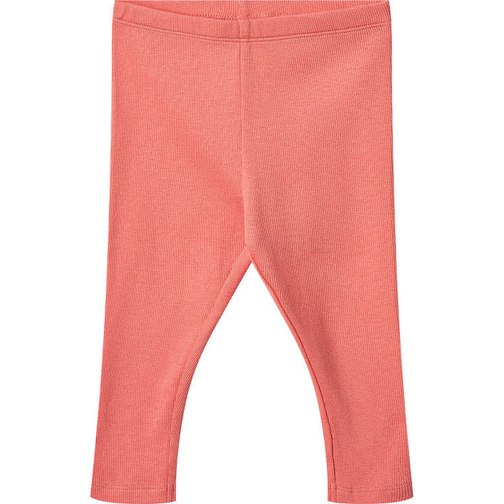 Wheat Leggings - Rib - Maddy - Light Coral